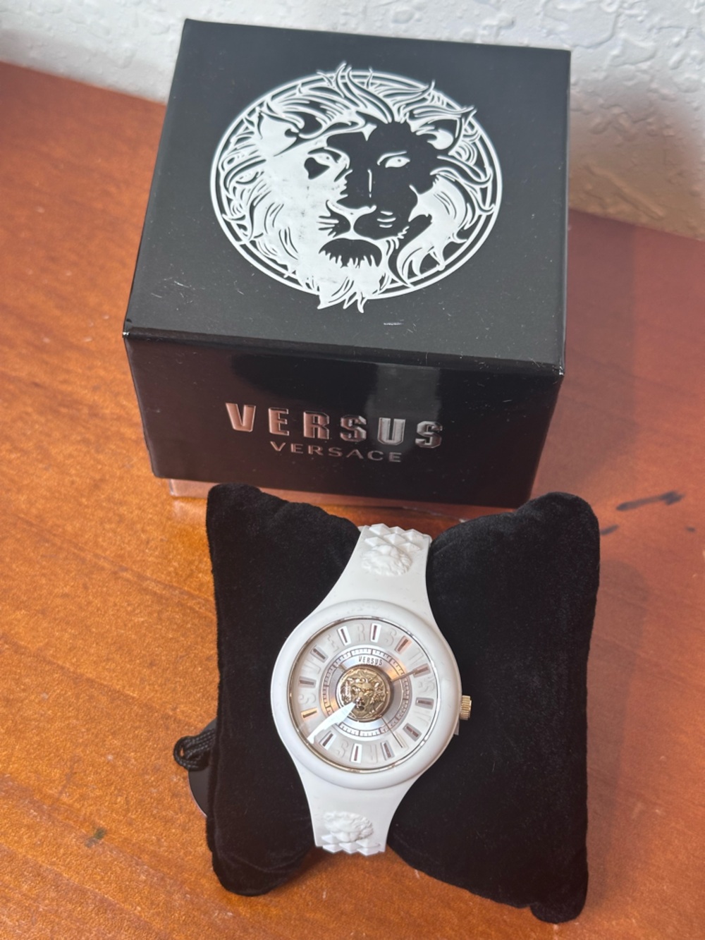 Versace Fire Island Lion Strap Watch